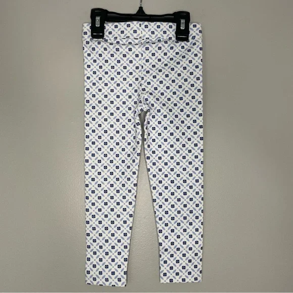 Janie and Jack Preppy Blue Printed Ponte Pants NWT - Picture 4 of 8